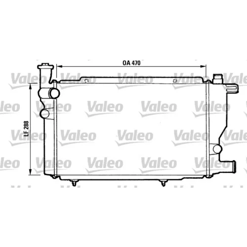 Chladič motora 810892 /VALEO/