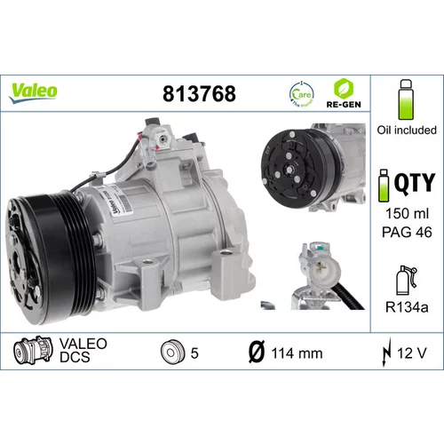 Kompresor klimatizácie VALEO 813768