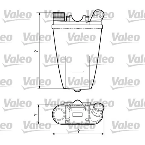 Chladič plniaceho vzduchu VALEO 817204