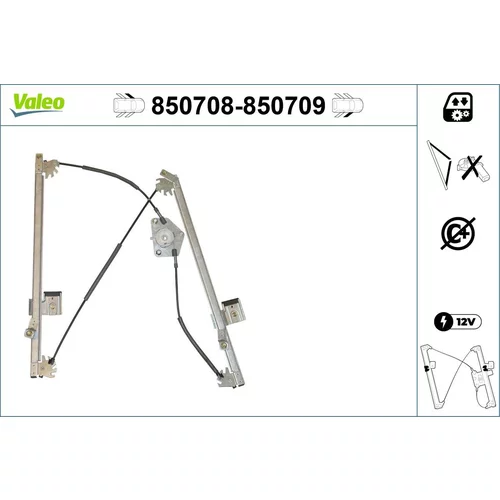 Mechanizmus zdvíhania okna VALEO 850708