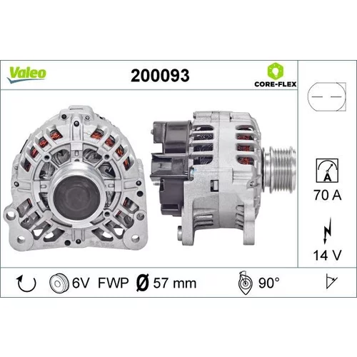 Alternátor VALEO 200093