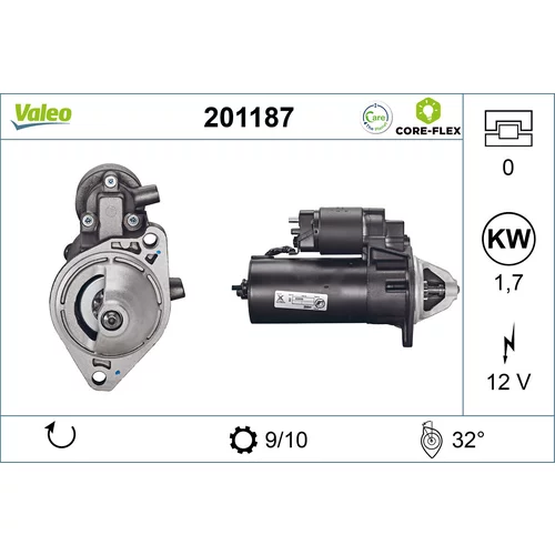 Štartér VALEO 201187