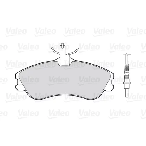 Sada brzdových platničiek kotúčovej brzdy 301326 /VALEO/ - obr. 1