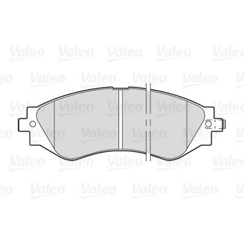 Sada brzdových platničiek kotúčovej brzdy 301361 /VALEO/ - obr. 1