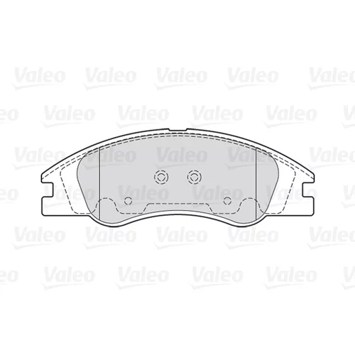 Sada brzdových platničiek kotúčovej brzdy 301705 /VALEO/ - obr. 1