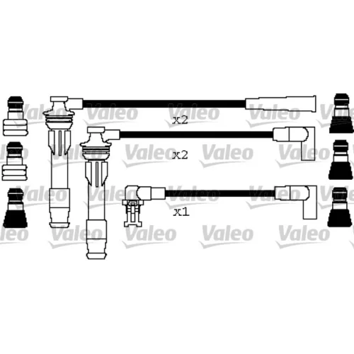 Sada zapaľovacích káblov VALEO 346407