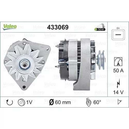Alternátor VALEO 433069