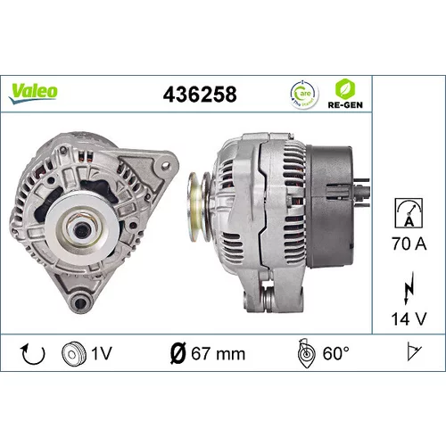 Alternátor VALEO 436258