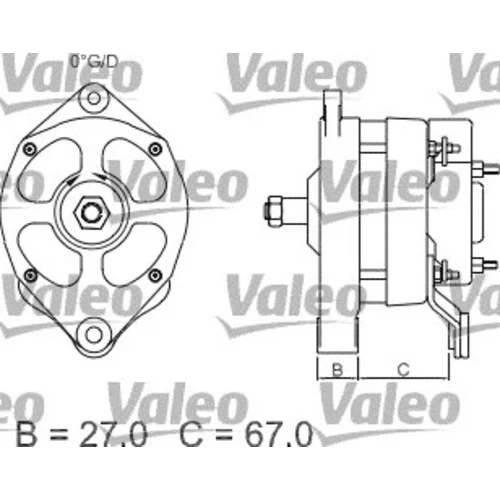 Alternátor 436433 /VALEO/ - obr. 1