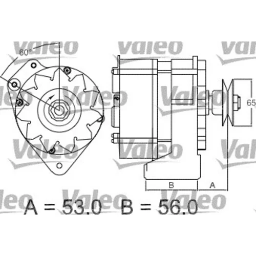 Alternátor 436581 /VALEO/ - obr. 1