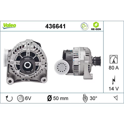 Alternátor VALEO 436641