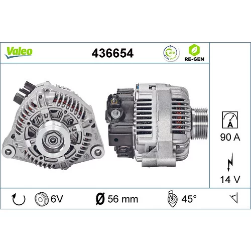 Alternátor VALEO 436654