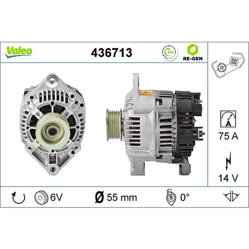 Alternátor VALEO 436713