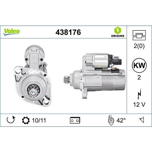 Štartér VALEO 438176