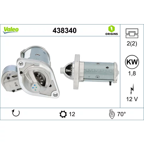 Štartér VALEO 438340