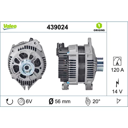 Alternátor VALEO 439024