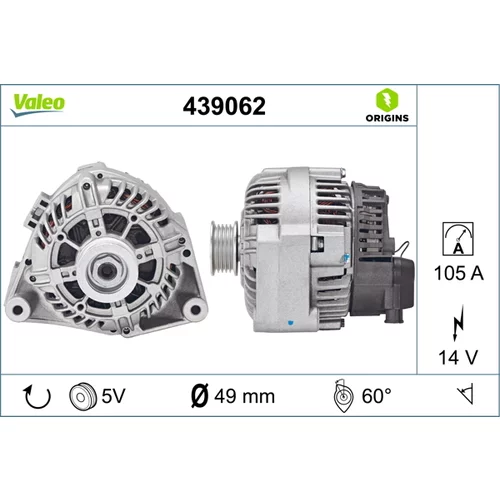 Alternátor VALEO 439062