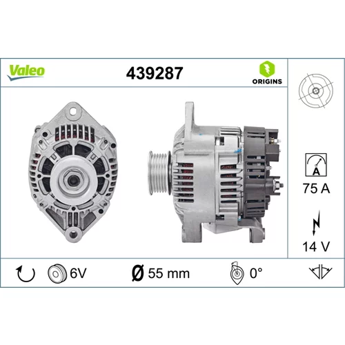 Alternátor VALEO 439287
