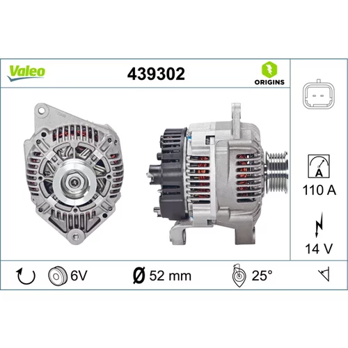 Alternátor VALEO 439302