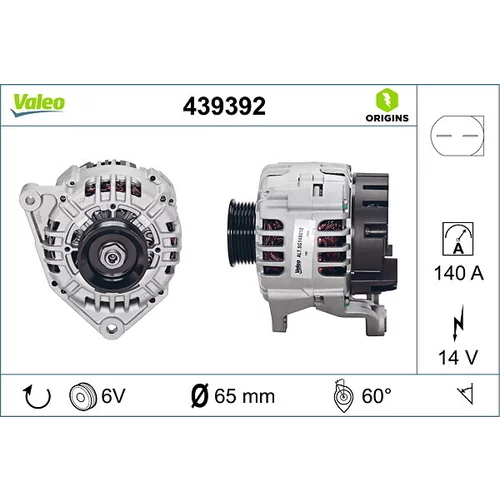 Alternátor VALEO 439392