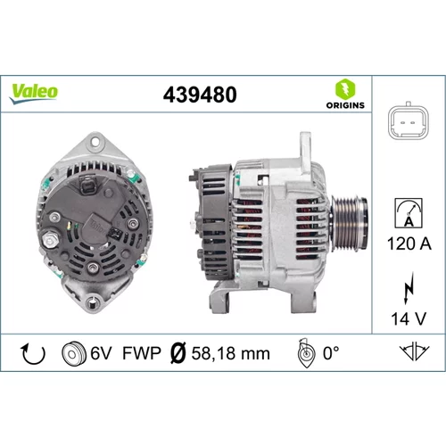 Alternátor VALEO 439480
