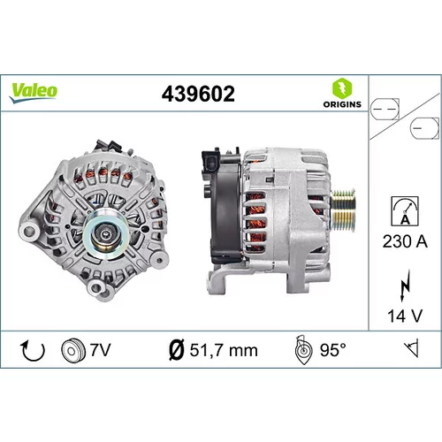 Alternátor VALEO 439602
