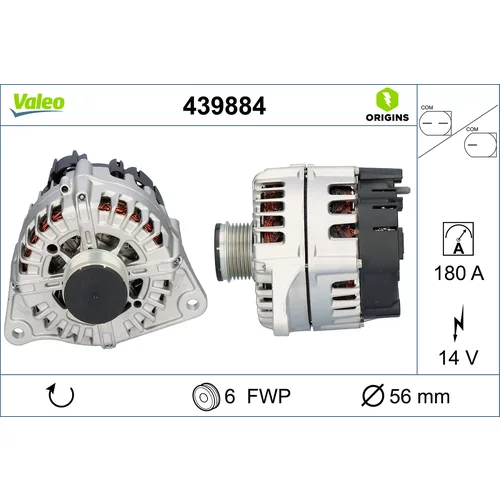 Alternátor VALEO 439884