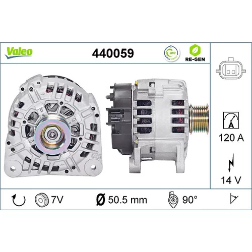 Alternátor 440059 /VALEO/
