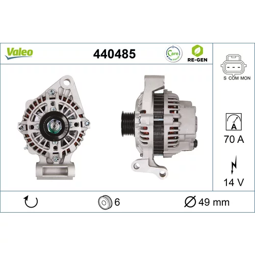 Alternátor VALEO 440485