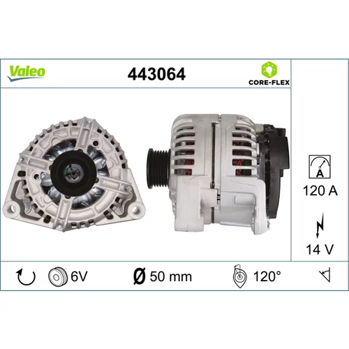Alternátor VALEO 443064