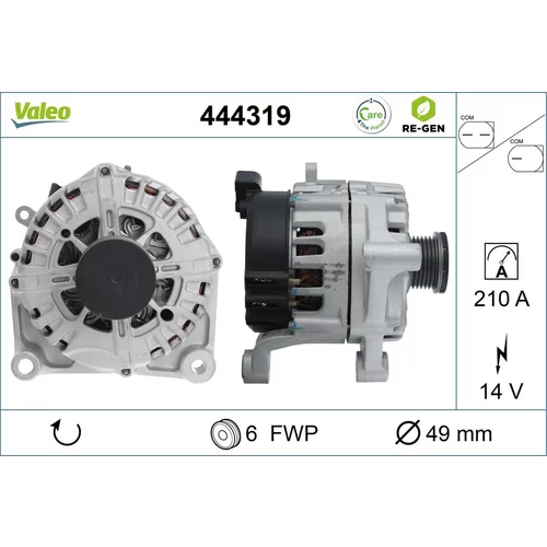 Alternátor VALEO 444319