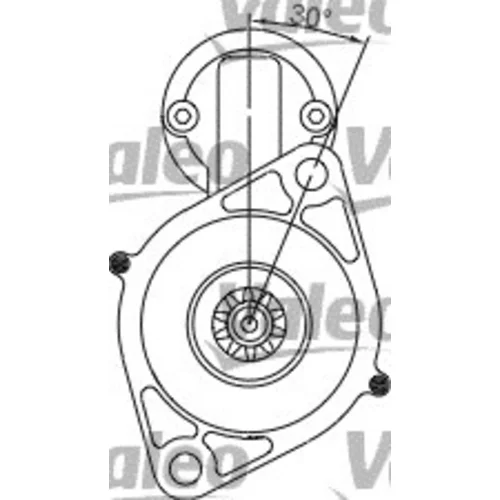Štartér 455574 /VALEO/ - obr. 1