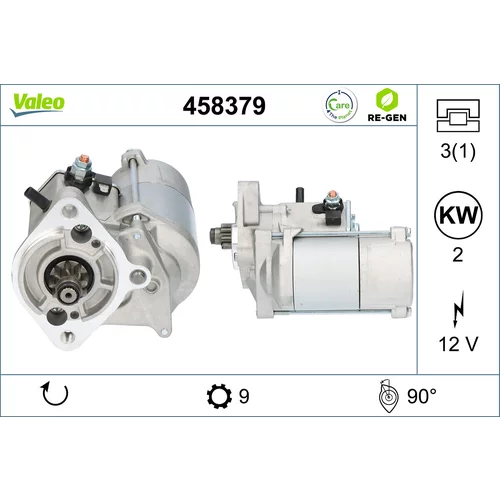 Štartér VALEO 458379