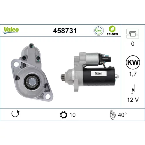 Štartér VALEO 458731