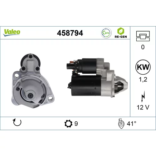 Štartér VALEO 458794