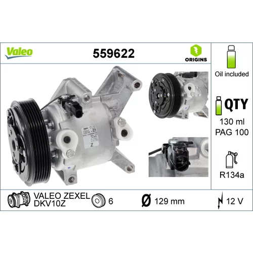 Kompresor klimatizácie VALEO 559622