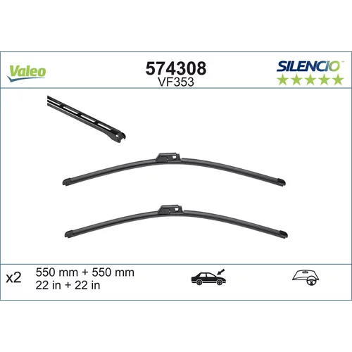 Stieracia lišta VALEO 574308