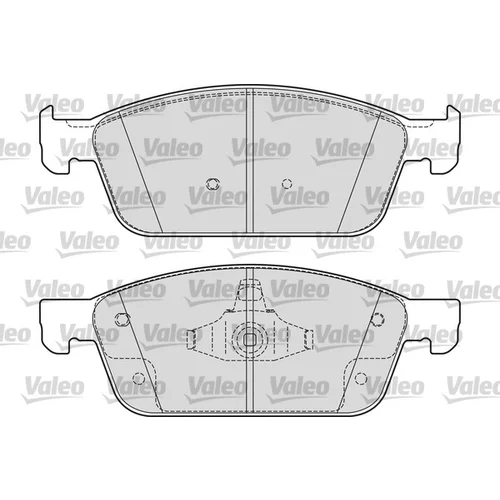 Sada brzdových platničiek kotúčovej brzdy VALEO 601696