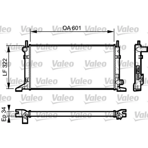 Chladič motora VALEO 731595