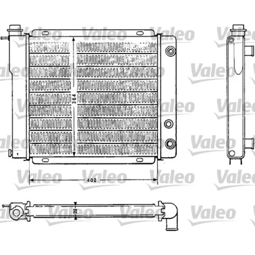 Chladič motora VALEO 810882