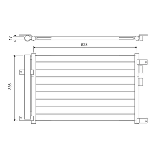 Kondenzátor klimatizácie 817818 /VALEO/ - obr. 1