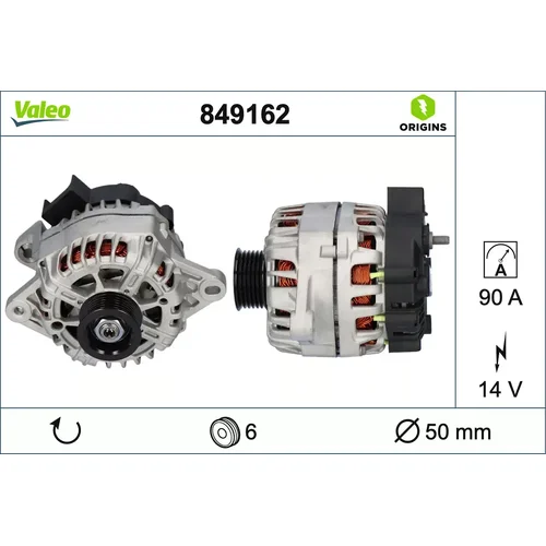 Alternátor VALEO 849162