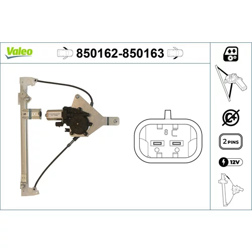 Mechanizmus zdvíhania okna VALEO 850162