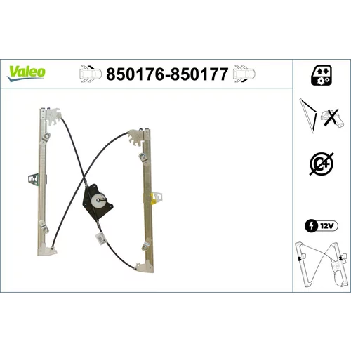 Mechanizmus zdvíhania okna VALEO 850176