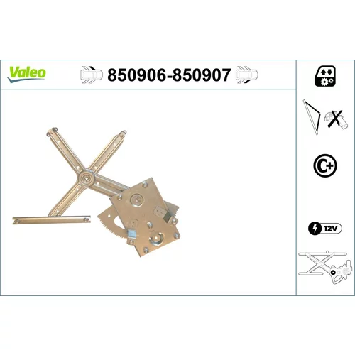Mechanizmus zdvíhania okna VALEO 850906