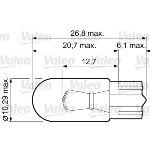 Žiarovka pre smerové svetlo 032213 /VALEO/ - obr. 1