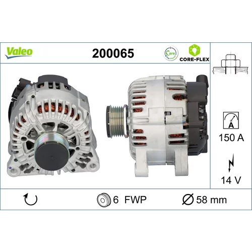 Alternátor VALEO 200065