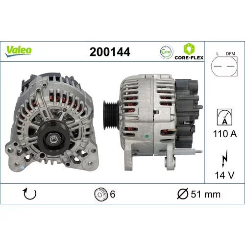 Alternátor VALEO 200144