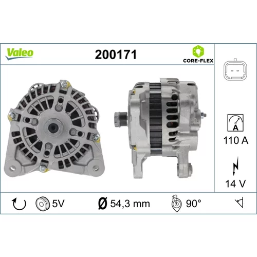 Alternátor VALEO 200171