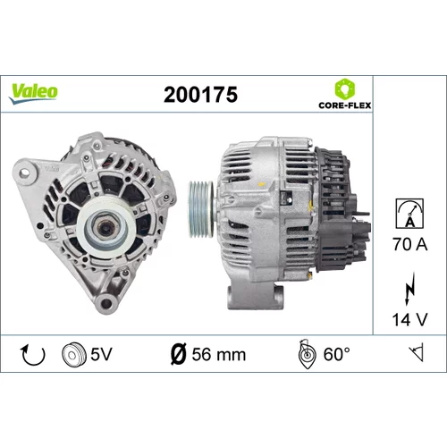 Alternátor VALEO 200175
